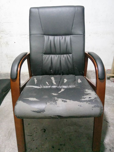 重庆主城椅子换皮换布对比效果图